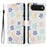 For iPhone Air Case Pattern Print PU Leather Wallet Phone Cover with Wrist Strap - Colored Flowers - 1