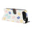For iPhone Air Case Pattern Print PU Leather Wallet Phone Cover with Wrist Strap - Colored Flowers - 5