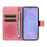 For Samsung Galaxy S26 Leather Wallet Case Sunflower Imprinted Phone Cover - Pink - 2