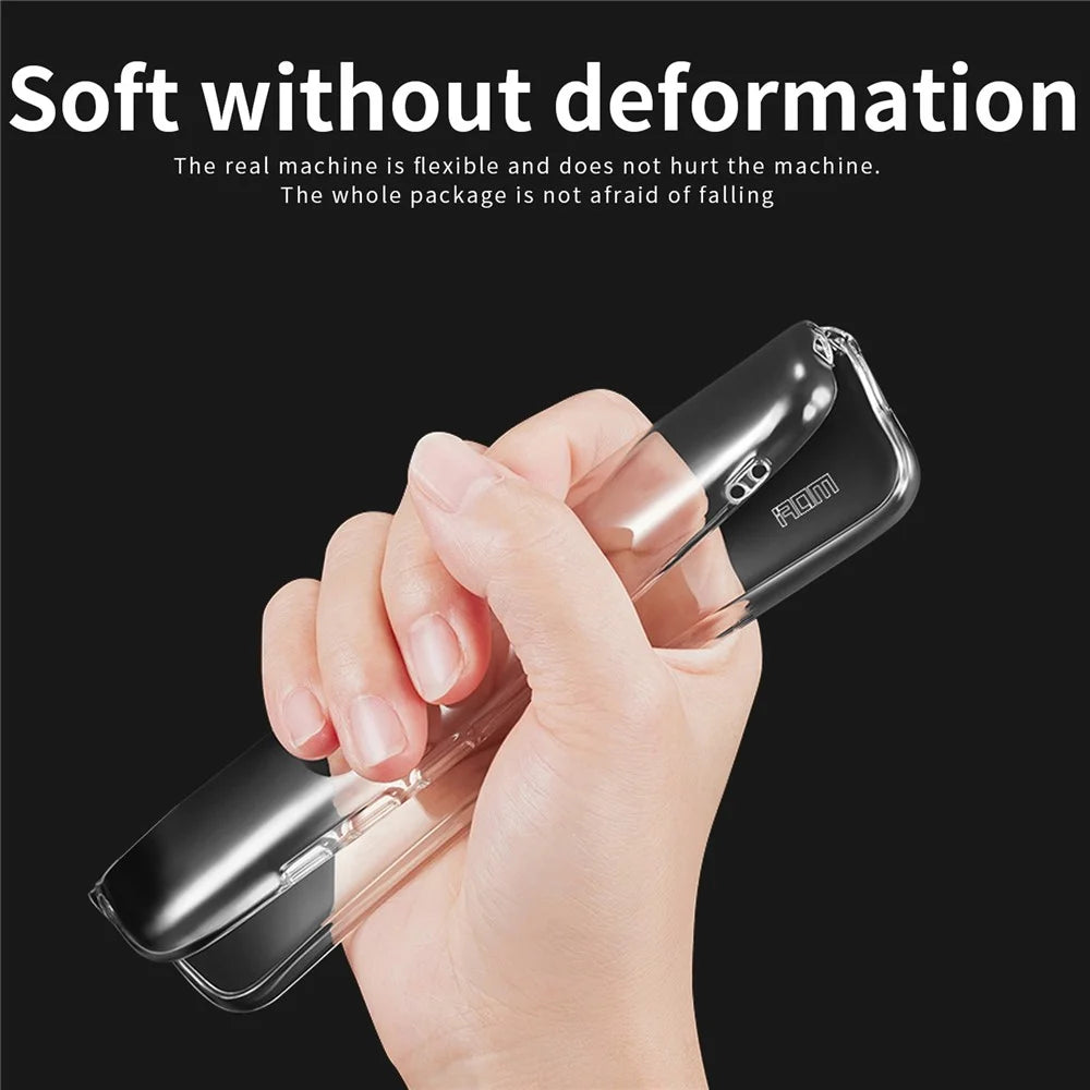 MOFI For Samsung Galaxy S23 Ultra Soft TPU Transparent Phone Case Anti-Yellow Shockproof Protective Smartphone Cover - 3