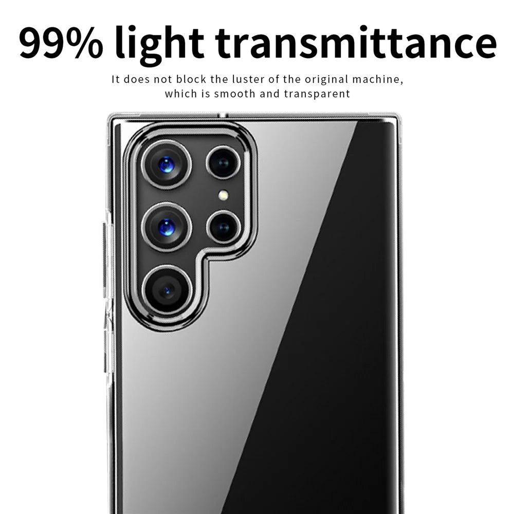 MOFI For Samsung Galaxy S23 Ultra Soft TPU Transparent Phone Case Anti-Yellow Shockproof Protective Smartphone Cover - 6