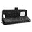 Wallet Case For Blackview BV5300  /  BV5300 Pro  /  BV5300 Plus  /  Oscal S70  /  S70 Pro Dot Pattern Imprint PU Leather Phone Cover with Wrist Strap - Black - 4
