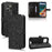 Wallet Case For Blackview BV5300  /  BV5300 Pro  /  BV5300 Plus  /  Oscal S70  /  S70 Pro Dot Pattern Imprint PU Leather Phone Cover with Wrist Strap - Black - 7