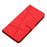 For Samsung Galaxy S26 Case Crazy Horse Texture PU Leather Wallet Stand Phone Cover - Red - 4