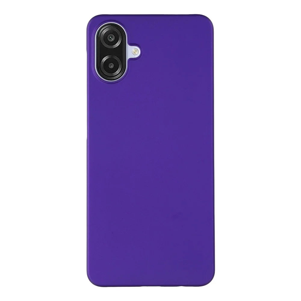 For Samsung Galaxy A07 5G / A07 4G Case Hard PC Drop Proof Frosted Minimalist Phone Cover - Purple - 1