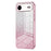 For iPhone Air Case Electroplating Gradient Glitter TPU Phone Cover - Pink - 1