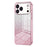 For iPhone 17 Pro Case Electroplating Gradient Glitter TPU Phone Cover - Pink - 1