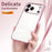 For iPhone 17 Pro Max Case Electroplating Frame Soft TPU Phone Cover - Pink - 5