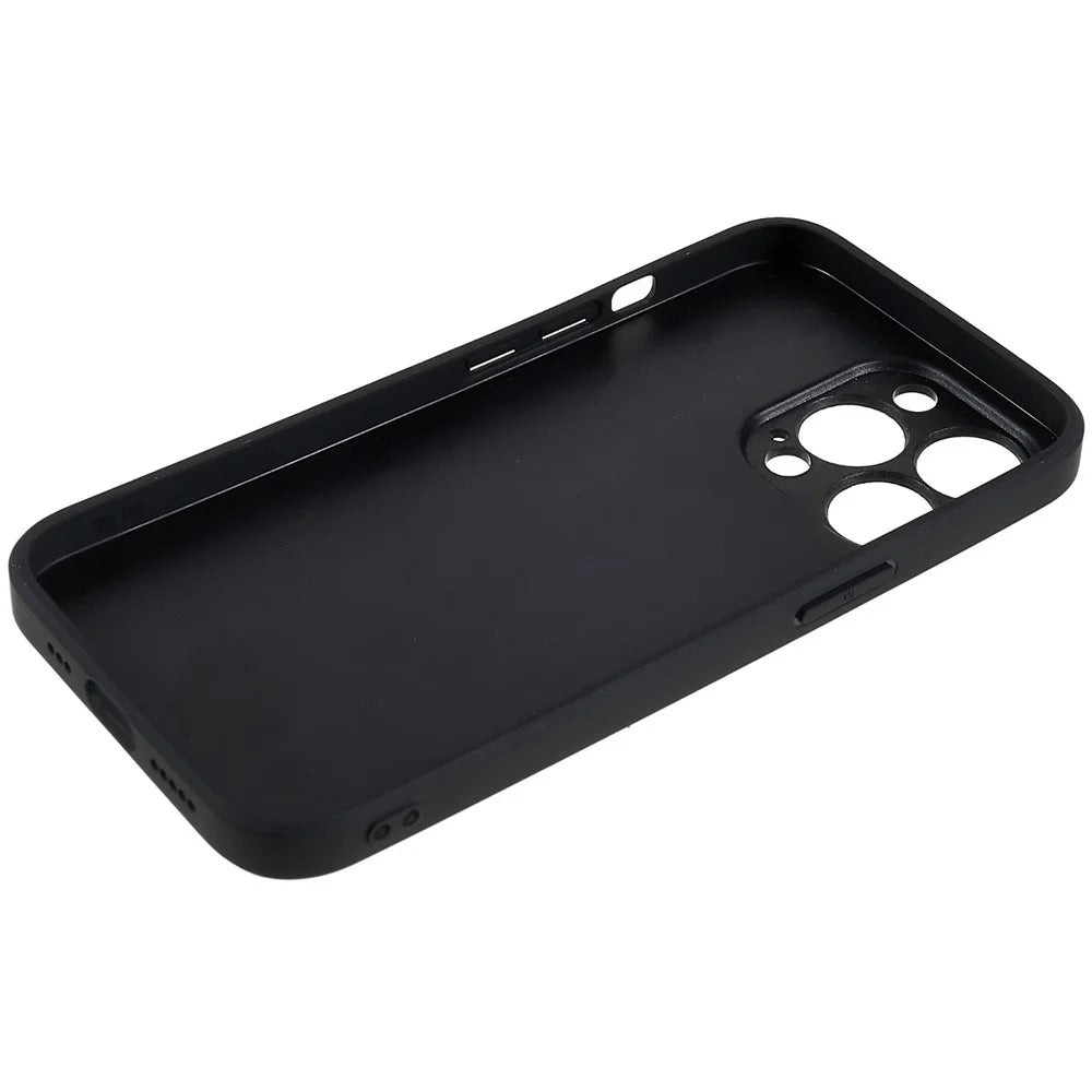 For iPhone 13 Pro Max 6.7 inch Anti-scratch PU Leather+TPU+PC Protective Cover Card Slot Design Cell Phone Case with Precise Cutout - Grey - 7