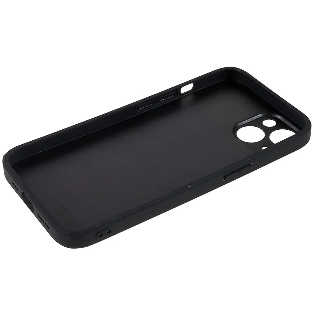For iPhone 13 mini 5.4 inch Anti-dust Card Slot Phone Case PU Leather+TPU+PC Precise Cutout Design Protective Cover - Brown - 7