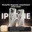 ABEEL Q-LUCK For iPhone 14 Pro Magnetic Case Rotating Kickstand Shockproof TPU + PC Phone Back Cover - Silver - 2