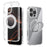 ABEEL Q-LUCK For iPhone 16 Pro Max Magnetic Case Rotating Kickstand Shockproof TPU + PC Phone Back Cover - Silver - 1