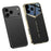 GKK For iPhone 17 Pro Max Case Matte Leather Coated PC Phone Cover with Electroplated Golden Edge - Green - 4
