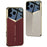 GKK For iPhone 17 Pro Max Case Matte Leather Coated PC Phone Cover with Electroplated Golden Edge - Green - 7
