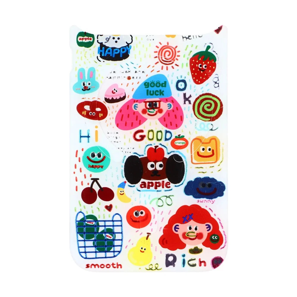 For iPhone 17 Pro Magnetic Back Plates Pattern Printed Quick Change Backplate (Backplate Only) - Cartoon Elements - 2