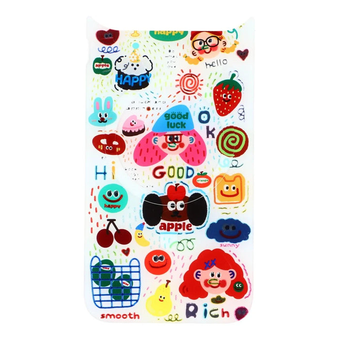For iPhone Air Magnetic Back Plates Pattern Printed Quick Change Backplate (Backplate Only) - Cartoon Elements - 2