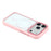 For iPhone 17 Pro Clear Phone Case Compatible with MagSafe PC TPU Back Cover (Phone Case Only) - Pink - 5
