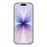 For iPhone 17 Clear Phone Case Compatible with MagSafe PC TPU Back Cover (Phone Case Only) - Purple - 2