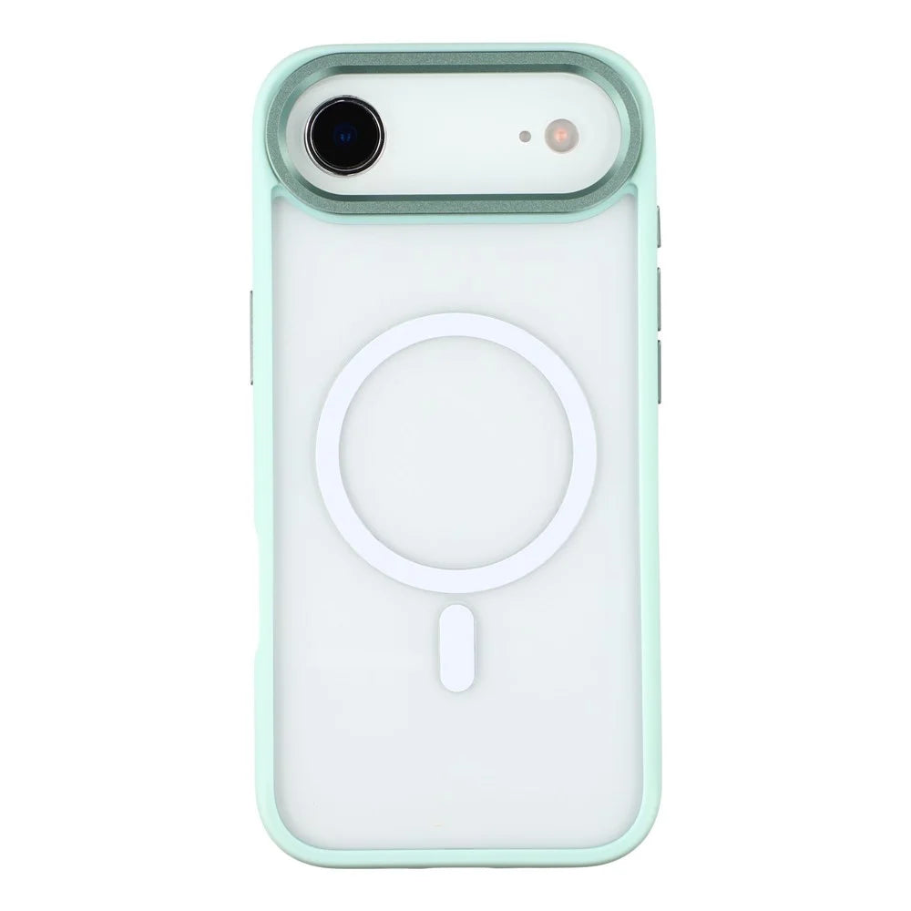 For iPhone Air Clear Phone Case Compatible with MagSafe PC TPU Back Cover (Phone Case Only) - Green - 3