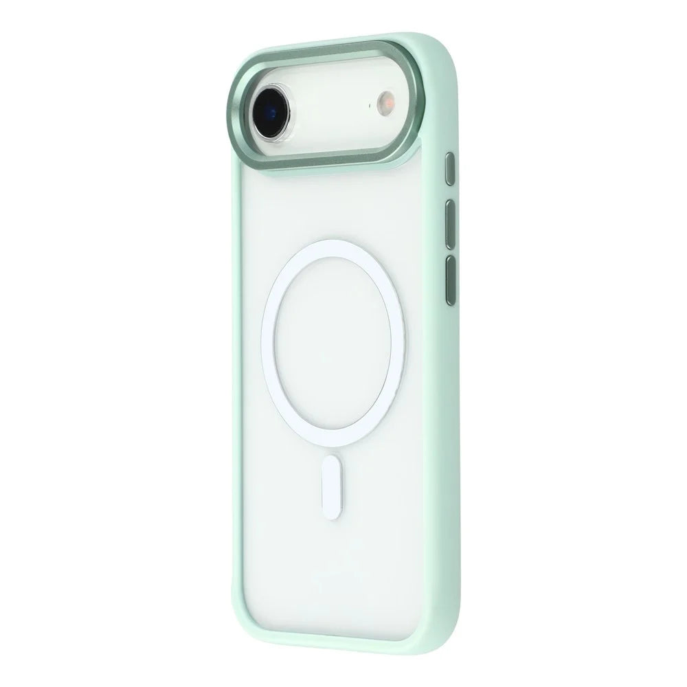 For iPhone Air Clear Phone Case Compatible with MagSafe PC TPU Back Cover (Phone Case Only) - Green - 4