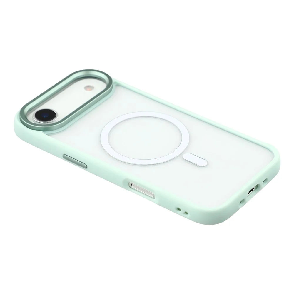 For iPhone Air Clear Phone Case Compatible with MagSafe PC TPU Back Cover (Phone Case Only) - Green - 5