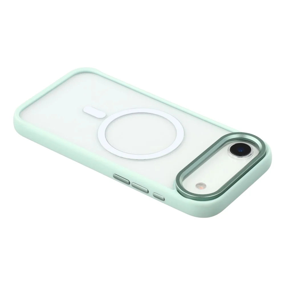For iPhone Air Clear Phone Case Compatible with MagSafe PC TPU Back Cover (Phone Case Only) - Green - 6