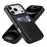 For iPhone 17 Pro Case Card Slot Slim-Fit PU + TPU Mobile Cover - Black - 1