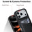 For iPhone 17 Pro Case Card Slot Slim-Fit PU + TPU Mobile Cover - Black - 5