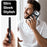 For iPhone 17 Pro Case Card Slot Slim-Fit PU + TPU Mobile Cover - Black - 6