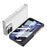 GKK For Google Pixel 10 Pro Fold Case Magnetic Hinge Side Kickstand Leather Coated PC Phone Cover with Tempered Glass Screen Film - Silver - 6