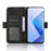 For itel Super 26 Ultra Leather Case Phone Wallet Cover with Multiple Card Slots - Black - 3