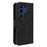 For itel Super 26 Ultra Leather Case Phone Wallet Cover with Multiple Card Slots - Black - 7