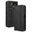 For Cubot X100 Leather Case Wallet Stand Retro Texture Phone Cover - Black - 1