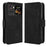 For Cubot X100 Leather Case Phone Wallet Cover with Multiple Card Slots - Black - 1