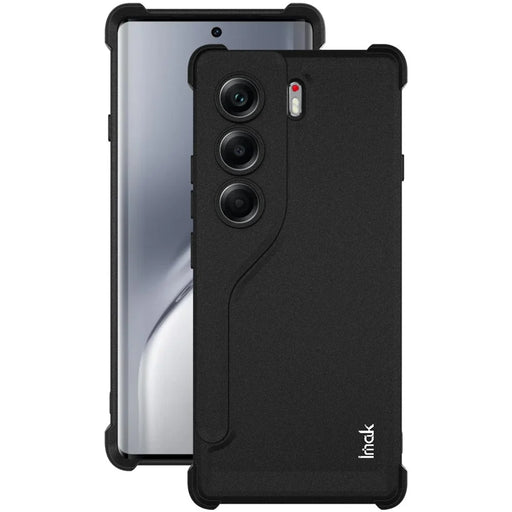 IMAK For TECNO Camon 40 Pro 4G Case TPU Phone Cover Airbag Shockproof Protection - Matte Black - 2