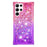 For Samsung Galaxy S23 Ultra TPU Case Gradient Quicksand Phone Back Cover - Pink / Purple - 2