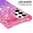 For Samsung Galaxy S23 Ultra TPU Case Gradient Quicksand Phone Back Cover - Pink / Purple - 3
