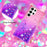For Samsung Galaxy S23 Ultra TPU Case Gradient Quicksand Phone Back Cover - Pink / Purple - 4