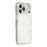 For iPhone 17 Pro Case Heart Pattern TPU + PC Protective Phone Cover Compatible with MagSafe - White - 1