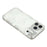 For iPhone 17 Pro Case Heart Pattern TPU + PC Protective Phone Cover Compatible with MagSafe - White - 5