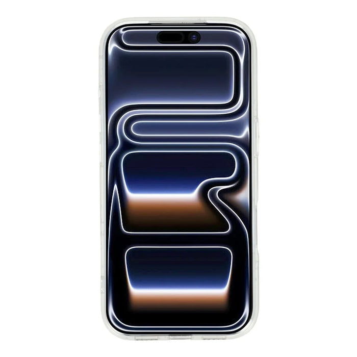 For iPhone 17 Pro Max Case Shimmering Starry Stripe Pattern TPU + PC Phone Cover Compatible with MagSafe - Blue - 2