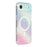 For iPhone Air Case Shimmering Starry Stripe Pattern TPU + PC Phone Cover Compatible with MagSafe - Multi-color - 1
