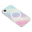 For iPhone Air Case Shimmering Starry Stripe Pattern TPU + PC Phone Cover Compatible with MagSafe - Multi-color - 4