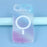 For iPhone Air Case Shimmering Starry Stripe Pattern TPU + PC Phone Cover Compatible with MagSafe - Multi-color - 6