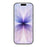 For iPhone 17 Case Shimmering Starry Stripe Pattern TPU + PC Phone Cover Compatible with MagSafe - White - 2