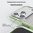 For iPhone 17 Pro Max Case Compatible with MagSafe Air Cushion Anti Drop TPU Phone Back Cover - White - 7