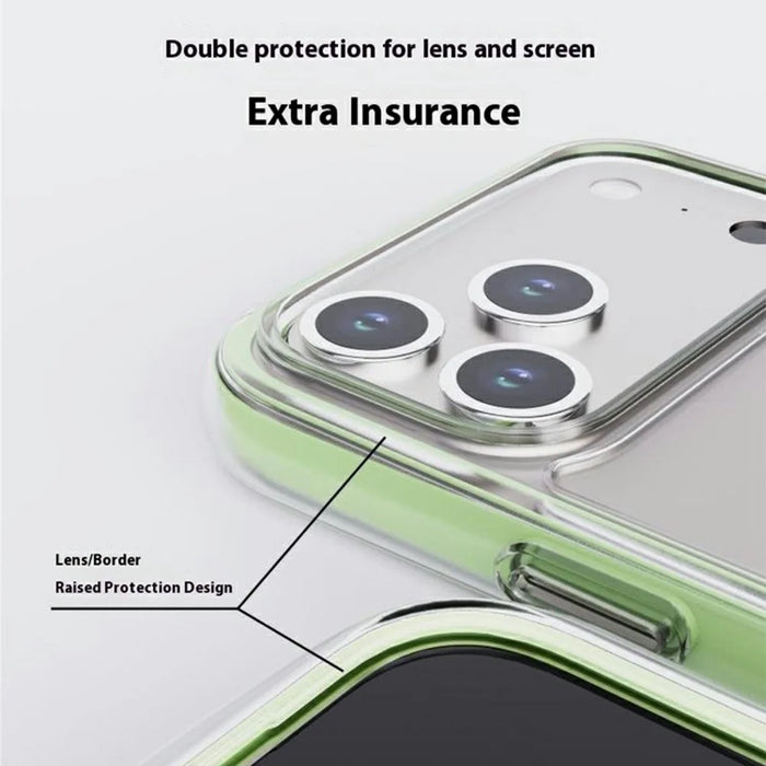 For iPhone 17 Pro Max Case Compatible with MagSafe Air Cushion Anti Drop TPU Phone Back Cover - White - 7