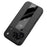 Q.COO For iPhone 17 Pro Case Shockproof PU + TPU + Acrylic Phone Cover - Black - 1