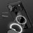Q.COO For iPhone 17 Pro Case Shockproof PU + TPU + Acrylic Phone Cover - Black - 2