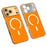 Q.COO For iPhone 17 Pro Max Magnetic Case Shockproof TPU Phone Cover Compatible with MagSafe - Light Sand Orange - 1